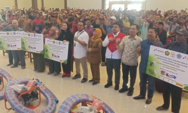Paramitha Widya Kusuma Fasilitasi Bantuan Pompa Air BBG untuk 1.228 Petani di Brebes, Bisa Tekan Biaya Produksi 65 Persen