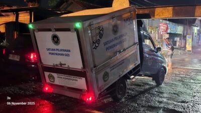 Mobil SPPG Kecelakaan di Ketanggungan Brebes, Sasis Sampai Patah
