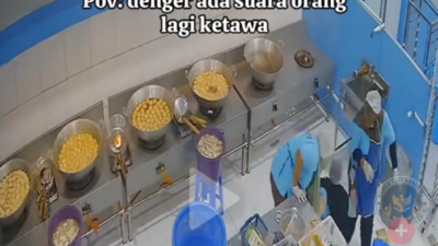 Viral Video CCTV! Ada Penampakan di Dapur SPPG Brebes, Suara Tawa Misterius Bikin Warganet Merinding