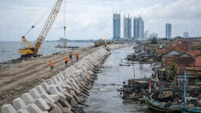 Giant Sea Wall Pantura Kick-Off dari Jakarta–Semarang, Bagaimana Ancaman Rob Brebes?