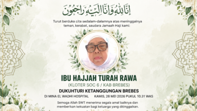 Jamaah Haji Asal Ketanggungan Brebes Wafat di Tanah Suci Usai Wukuf