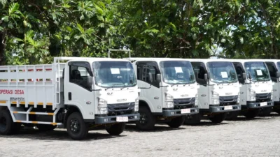 Dandim Brebes Lepas 10 Truk untuk Koperasi Merah Putih, Perkuat Distribusi Hasil Usaha Desa