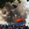 Lagi, Kapal Nelayan Tegal Terbakar di Pelabuhan Jongor