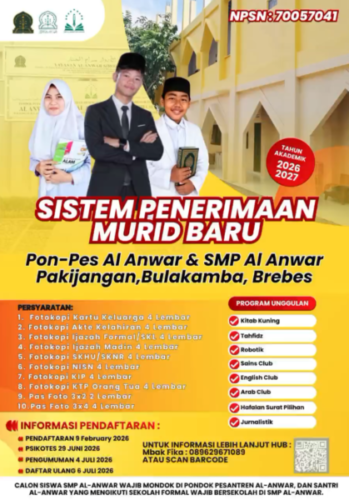 Smp al-anwar pakijangan Pondok pesantren anwar pakijangan