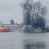 Drone Laut Ukraina Diduga Meledak di Pelabuhan Rumania