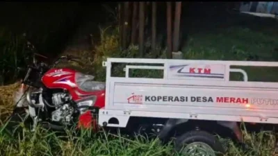 Baru Diambil, Dua Motor KDKMP di Pemalang Ringsek Kecelakaan