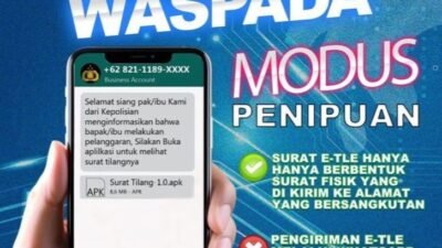 Waspada! Modus Tilang ETLE Palsu Mulai Meresahkan, Polisi Minta Warga Jangan Klik Link Ini