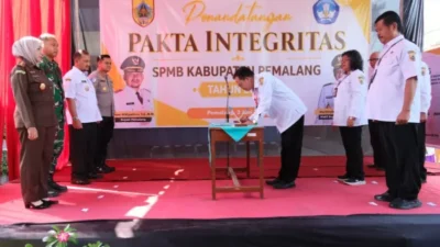 Cegah Kecurangan, Bupati Anom Buat Pakta Integritas SPMB Pemalang 2026 