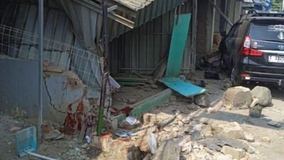 Avanza Tabrak Rumah di Ketanggungan, Pejalan Kaki Luka Berat
