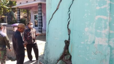 Pergerakan Tanah Desa Cilibur Brebes Kian Meluas, 118 Rumah Terdampak