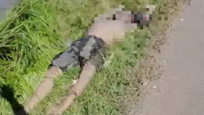Mayat Pria Bertato Tanpa Identitas Ditemukan Mengapung di Sungai Poncol Brebes