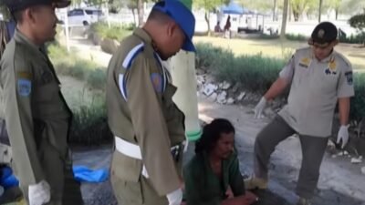 Belasan PGOT Terjaring Razia Satpol PP Tegal, Dari Badut Hingga Pengamen